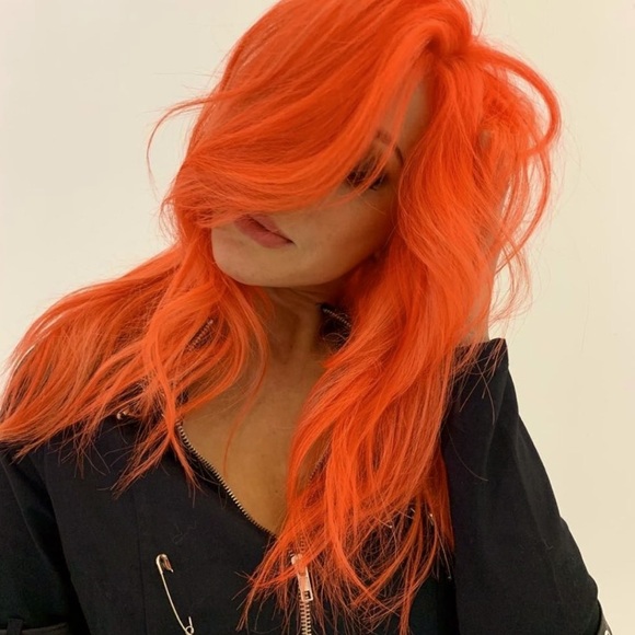 24” Orange BODY WAVE Lace Front Wig *NEW *